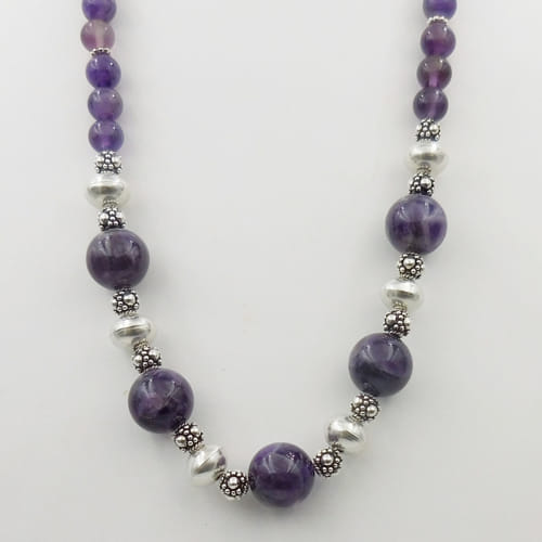 Click to view detail for DKC-1134 Necklace, Amethyst $250